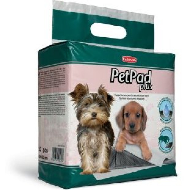 Padovan Pet Pad Plus пелюшки з активованим вугіллям для собак, 60 х 60 см, 10 шт