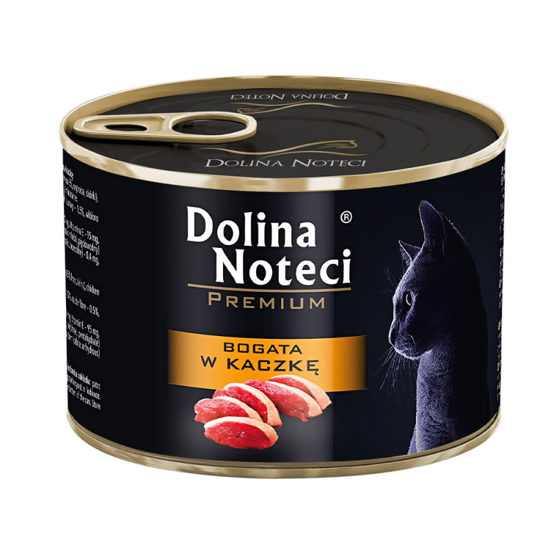 Dolina Noteci Premium Cat Duck влажный корм для котов с уткой, 185 гр