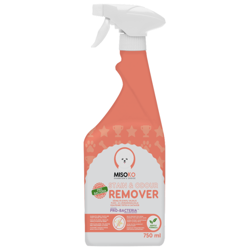 MISOKO&CO dog stain and odour remover средство для удаления запахов и пятен от собак 750 мл