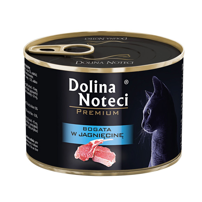 Dolina Noteci Premium Cat Lamb влажный корм для котов с ягненком, 185 гр