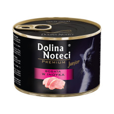 Dolina Noteci Premium Kitten Turkey вологий корм для кошенят з індичкою, 185 гр