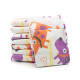 Misoko&Co одноразовий підгузник для собак-самок з індикатором вологості та ароматом персика, малюнок цуценята та кісточки, розмір M - фото 1