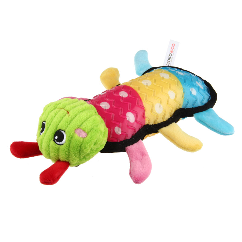 MISOKO&CO игрушка для собак Гусеница, 11.5х8.5 см