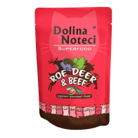 Dolina Noteci Superfood Cat Roe Deer & Beef вологий корм для котів з козулею та яловичиною, 85 гр