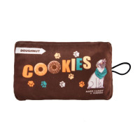 MISOKO&CO игрушка для собак Упаковка печенья с пищалкой, 14х8.5 см
