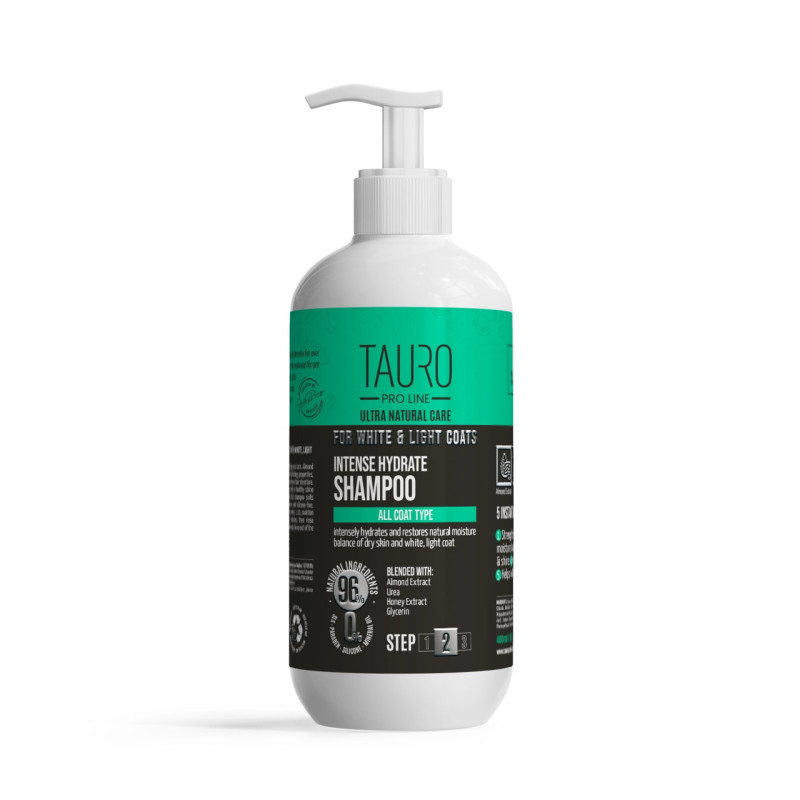 Tauro Pro Line Ultra Natural Care шампунь для собак и кошек с белой шерстью, 400 мл