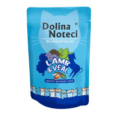 Dolina Noteci Superfood Cat Lamb & Veal влажный корм для котов с ягненком и телятиной, 85 гр