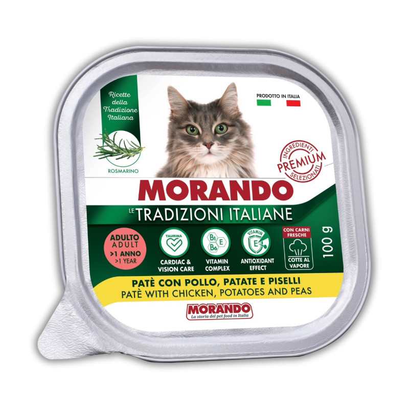 Morando Tradizioni влажный корм для котов с курицей, 100 гр