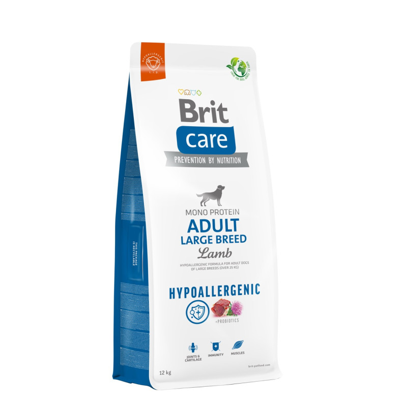 Brit Care Adult Large Breed Lamb сухой корм с ягненком для собак крупных пород, 12 кг