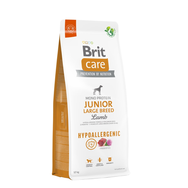 Brit Care Junior Large Breed Lamb Hypoallergic сухой корм для щенков крупных пород, 12 кг