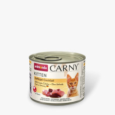 Animonda Carny Kitten Poultry Cocktail влажный корм с мясом птицы для котят 200 гр