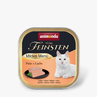 Animonda Vom Feinsten Adult Turkey and Salmon вологий корм з індичкою та лососем для котів 100 гр