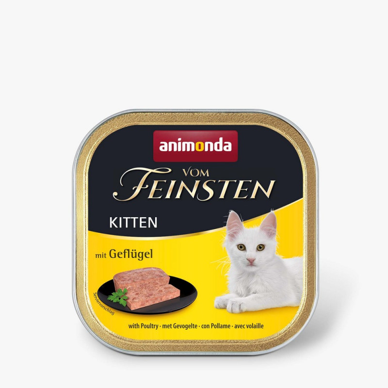 Animonda Vom Feinsten Kitten with Poultry влажный корм с мясом птицы для котят 100 гр