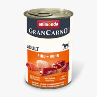 Animonda GranCarno Adult Beef and Chicken вологий корм з яловичиною та куркою для дорослих собак 400 гр