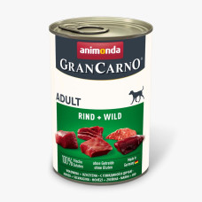Animonda GranCarno Adult Beef and Game вологий корм з яловичиною та дичиною для дорослих собак 400 гр