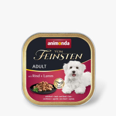 Animonda Vom Feinsten Adult with Beef and lamb вологий корм з яловичиною та ягнятком для дорослих собак 150 гр
