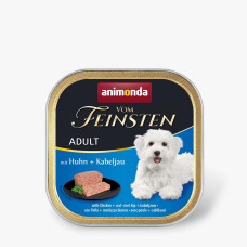 Animonda Vom Feinsten Adult with Chicken and Cod вологий корм з куркою та тріскою для дорослих собак 150 гр