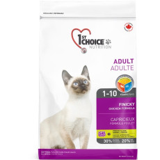 1st Choice Cat Adult Finicky сухий корм з куркою для вибагливих котів, 2.72 кг