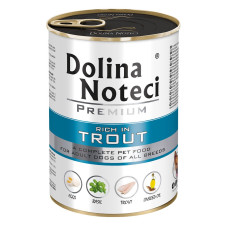 Dolina Noteci Premium Dog Trout вологий корм для собак із фореллю, 400 гр