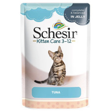 Schesir Kitten Care Tuna влажный корм с тунцом для котят, 85 гр