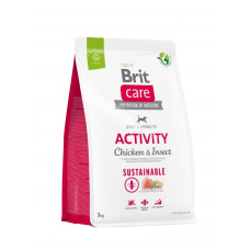 Brit Care Activity Chicken and Insect сухой корм с курицей и белком насекомых для собак, 3 кг