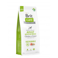 Brit Care Adult Medium Breed Chicken and Insect сухий корм з куркою та білком комах для собак середніх порід, 12 кг