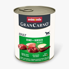 Animonda GranCarno Adult Beef Deer Apple вологий корм з яловичиною та оленіною для дорослих собак, 800 гр