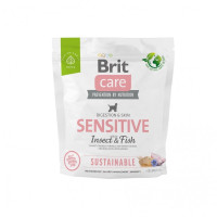 Brit Care Sensitive Insect and Fish сухий корм з рибою та білком комах для собак, 1 кг