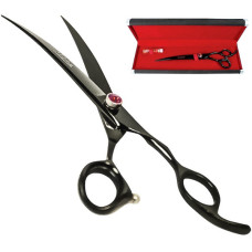 Davis Majutsu Titanium Curved вигнуті ножиці для стрижки собак, 21.6 см