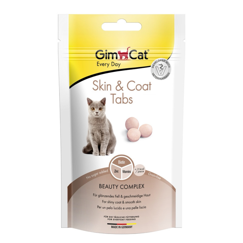 GimCat Every Day Skin & Coat витамины для здоровья кожи и шерсти у кошек, 40 гр