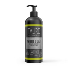 Tauro Pro Line White Coat Keratin Shampoo шампунь для собак и кошек с белой шерстью, 1 л