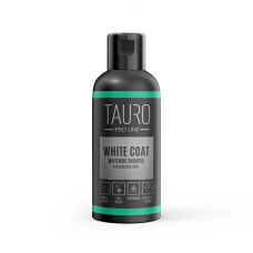 Tauro Pro Line White Coat Whitening Shampoo отбеливающий шампунь для собак и кошек с белой шерстью, 50 мл