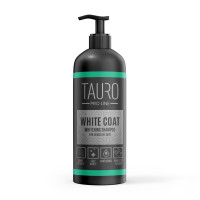 Tauro Pro Line White Coat Whitening Shampoo відбілюючий шампунь для собак і кішок з білою шерстю, 1 л
