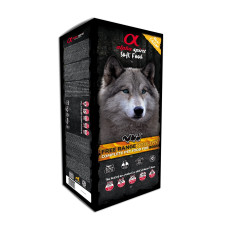 Alpha Spirit Poultry напіввологий корм з м'ясом птиці для дорослих собак усіх порід 9 кг