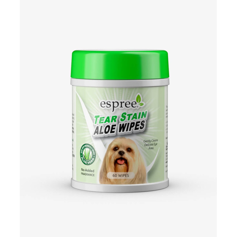 Espree Tear Stain Wipes серветки для видалення слізних плям у собак, 60 шт