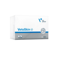VetExpert VetoSkin вітаміни для здоров'я шерсті та шкіри у собак та котів, 60 табл