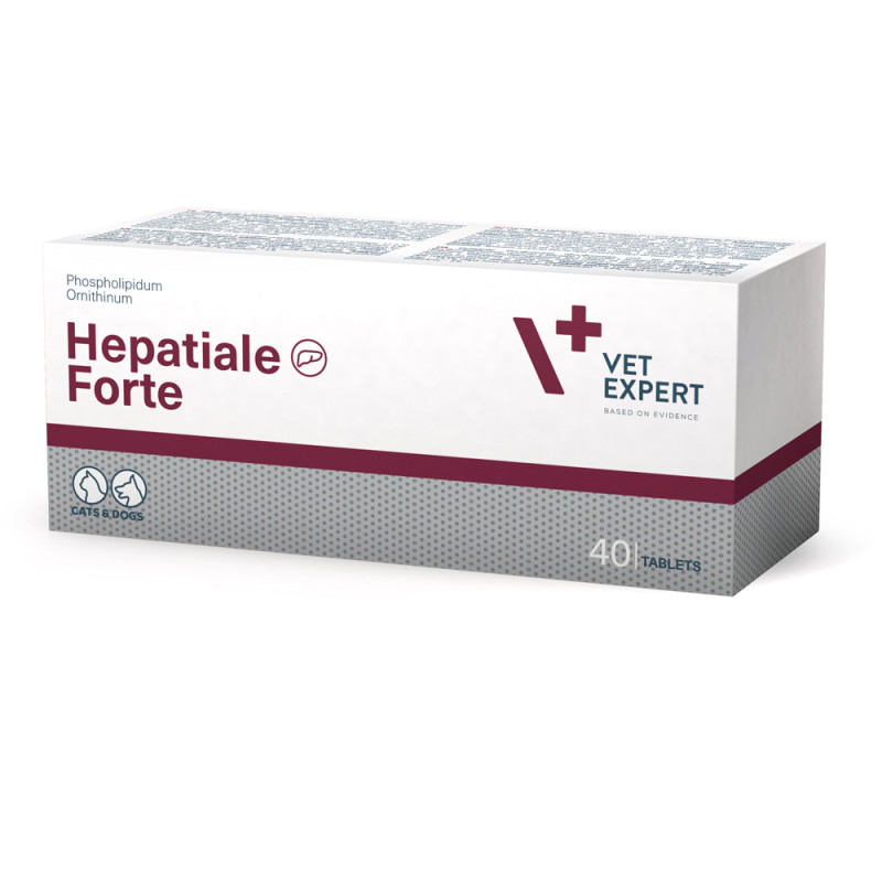 VetExpert Hepatiale Forte вітаміни для здоров'я печінки у собак та котів 40 табл