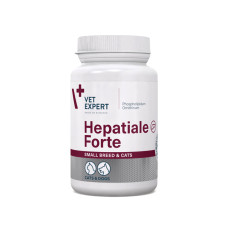 VetExpert Hepatiale Forte Small breed & cats витамины для здоровья печени у собак малых пород и кошек 40 табл