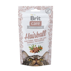 Brit Care Cat Snack Hairball ласощі для котів для виведення шерсті, 50 гр