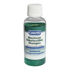 Davis Maximum Chlorhexidine Shampoo шампунь для лечения дерматологических заболеваний у собак и кошек, 50 мл
