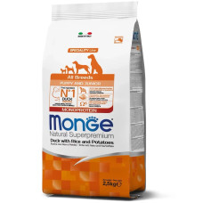 Monge Monoprotein All breeds Puppy & Junior Anatra сухий корм з качкою для цуценят, 15 кг