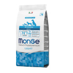 Monge Monoprotein All breeds Adult Light Salmone сухий корм з лососем для собак із зайвою вагою, 15 кг