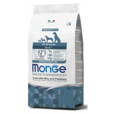 Monge Monoprotein All breeds Adult Trota сухий корм з фореллю для дорослих собак усіх порід 15 кг