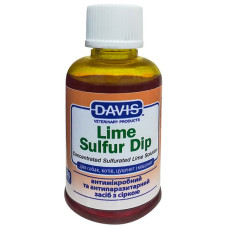 Davis Lime Sulfur Dip средство для борьбы с чесоточными клещами, лишаем, демодекозом, 50 мл