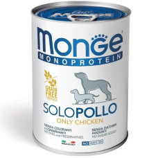 Monge Monoprotein Dog Solo Pollo вологий корм з куркою для собак, 400 гр
