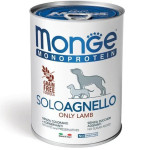 Monge Monoprotein Dog Solo Agnello вологий корм з ягнятком для собак, 400 гр