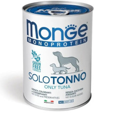 Monge Monoprotein Dog Solo Tonno вологий корм з тунцем для собак, 400 гр