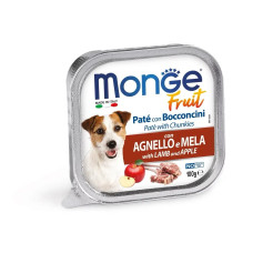 Monge Dog Fruit Agnello вологий корм з ягнятком для собак, 100 гр