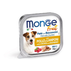 Monge Dog Fruit Pollo вологий корм з куркою для собак, 100 гр