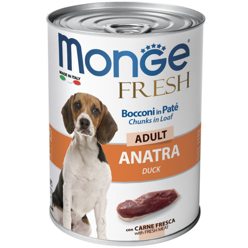 Monge Dog Fresh Anatra влажный корм с уткой для взрослых собак 400 гр